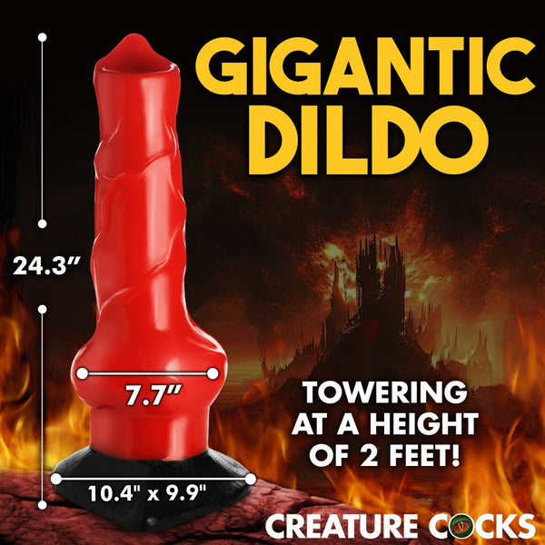 Creature Cocks Giant Hell-Hound Canine 2 Foot Dildo - Extreme Toyz Singapore - https://extremetoyz.com.sg - Sex Toys and Lingerie Online Store - Bondage Gear / Vibrators / Electrosex Toys / Wireless Remote Control Vibes / Sexy Lingerie and Role Play / BDSM / Dungeon Furnitures / Dildos and Strap Ons &nbsp;/ Anal and Prostate Massagers / Anal Douche and Cleaning Aide / Delay Sprays and Gels / Lubricants and more...