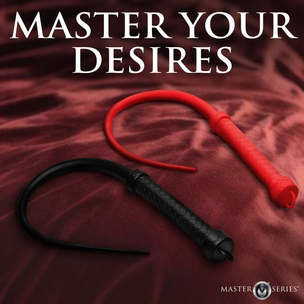 Master Series Viper Tail Silicone Whip - Red - Extreme Toyz Singapore - https://extremetoyz.com.sg - Sex Toys and Lingerie Online Store - Bondage Gear / Vibrators / Electrosex Toys / Wireless Remote Control Vibes / Sexy Lingerie and Role Play / BDSM / Dungeon Furnitures / Dildos and Strap Ons &nbsp;/ Anal and Prostate Massagers / Anal Douche and Cleaning Aide / Delay Sprays and Gels / Lubricants and more...