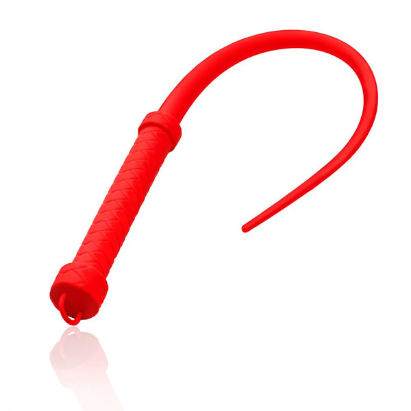 Master Series Viper Tail Silicone Whip - Red - Extreme Toyz Singapore - https://extremetoyz.com.sg - Sex Toys and Lingerie Online Store - Bondage Gear / Vibrators / Electrosex Toys / Wireless Remote Control Vibes / Sexy Lingerie and Role Play / BDSM / Dungeon Furnitures / Dildos and Strap Ons &nbsp;/ Anal and Prostate Massagers / Anal Douche and Cleaning Aide / Delay Sprays and Gels / Lubricants and more...