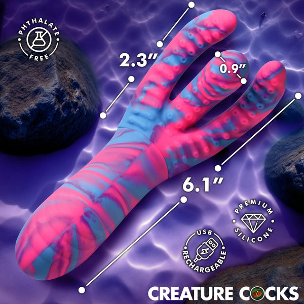 Tenta-Come Come-Hither Tentacle Silicone G-Spot Vibrator