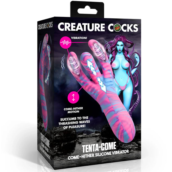 Tenta-Come Come-Hither Tentacle Silicone G-Spot Vibrator