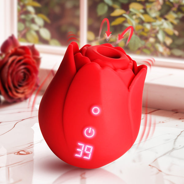 Cyber Rose Rechargeable Sucking & Vibrating Digital Clitoral Stimulator