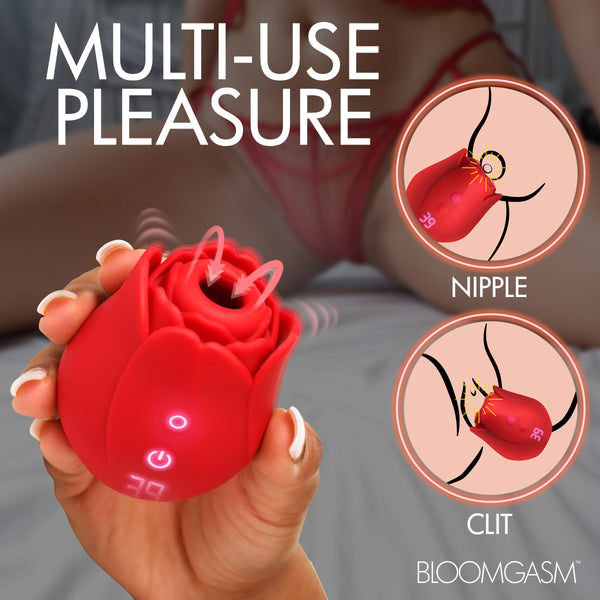 Cyber Rose Rechargeable Sucking & Vibrating Digital Clitoral Stimulator