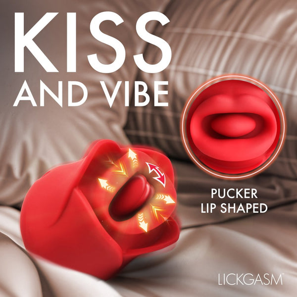 Inmi Lickgasm Sweet Kiss Kissing and Vibrating Clitoral Rechargeable Stimulator - Red - Inmi Lickgasm Sweet Kiss Kissing and Vibrating Clitoral Rechargeable Stimulator - Red - Extreme Toyz Singapore - https://extremetoyz.com.sg - Sex Toys and Lingerie Online Store - Bondage Gear / Vibrators / Electrosex Toys / Wireless Remote Control Vibes / Sexy Lingerie and Role Play / BDSM / Dungeon Furnitures / Dildos and Strap Ons &nbsp;/ Anal and Prostate Massagers / Anal Douche and Cleaning Aide / Delay Sprays and Ge