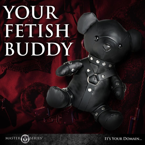 Master Series Gimp Teddy Bear - Black - Extreme Toyz Singapore - https://extremetoyz.com.sg - Sex Toys and Lingerie Online Store - Bondage Gear / Vibrators / Electrosex Toys / Wireless Remote Control Vibes / Sexy Lingerie and Role Play / BDSM / Dungeon Furnitures / Dildos and Strap Ons &nbsp;/ Anal and Prostate Massagers / Anal Douche and Cleaning Aide / Delay Sprays and Gels / Lubricants and more...