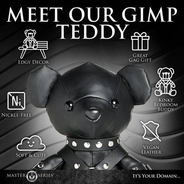 Master Series Gimp Teddy Bear - Black - Extreme Toyz Singapore - https://extremetoyz.com.sg - Sex Toys and Lingerie Online Store - Bondage Gear / Vibrators / Electrosex Toys / Wireless Remote Control Vibes / Sexy Lingerie and Role Play / BDSM / Dungeon Furnitures / Dildos and Strap Ons &nbsp;/ Anal and Prostate Massagers / Anal Douche and Cleaning Aide / Delay Sprays and Gels / Lubricants and more...