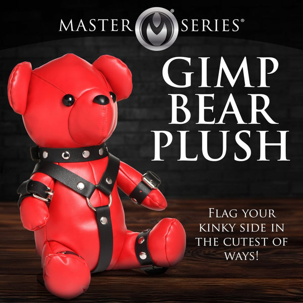 Master Series Gimp Teddy Bear - Red - Extreme Toyz Singapore - https://extremetoyz.com.sg - Sex Toys and Lingerie Online Store - Bondage Gear / Vibrators / Electrosex Toys / Wireless Remote Control Vibes / Sexy Lingerie and Role Play / BDSM / Dungeon Furnitures / Dildos and Strap Ons &nbsp;/ Anal and Prostate Massagers / Anal Douche and Cleaning Aide / Delay Sprays and Gels / Lubricants and more...