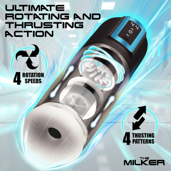 The Milker Roto-Stroke Thrusting and Rotating Masturbator - Extreme Toyz Singapore - https://extremetoyz.com.sg - Sex Toys and Lingerie Online Store - Bondage Gear / Vibrators / Electrosex Toys / Wireless Remote Control Vibes / Sexy Lingerie and Role Play / BDSM / Dungeon Furnitures / Dildos and Strap Ons &nbsp;/ Anal and Prostate Massagers / Anal Douche and Cleaning Aide / Delay Sprays and Gels / Lubricants and more...