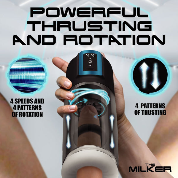 The Milker Roto-Stroke Thrusting and Rotating Masturbator - Extreme Toyz Singapore - https://extremetoyz.com.sg - Sex Toys and Lingerie Online Store - Bondage Gear / Vibrators / Electrosex Toys / Wireless Remote Control Vibes / Sexy Lingerie and Role Play / BDSM / Dungeon Furnitures / Dildos and Strap Ons &nbsp;/ Anal and Prostate Massagers / Anal Douche and Cleaning Aide / Delay Sprays and Gels / Lubricants and more...