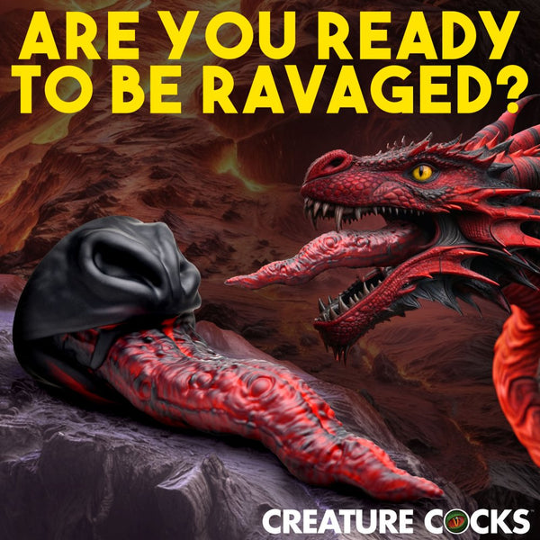 Creature Cocks Dragon Tongue Silicone Dildo - Extreme Toyz Singapore - https://extremetoyz.com.sg - Sex Toys and Lingerie Online Store - Bondage Gear / Vibrators / Electrosex Toys / Wireless Remote Control Vibes / Sexy Lingerie and Role Play / BDSM / Dungeon Furnitures / Dildos and Strap Ons &nbsp;/ Anal and Prostate Massagers / Anal Douche and Cleaning Aide / Delay Sprays and Gels / Lubricants and more...