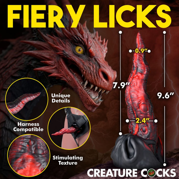 Creature Cocks Dragon Tongue Silicone Dildo - Extreme Toyz Singapore - https://extremetoyz.com.sg - Sex Toys and Lingerie Online Store - Bondage Gear / Vibrators / Electrosex Toys / Wireless Remote Control Vibes / Sexy Lingerie and Role Play / BDSM / Dungeon Furnitures / Dildos and Strap Ons &nbsp;/ Anal and Prostate Massagers / Anal Douche and Cleaning Aide / Delay Sprays and Gels / Lubricants and more...