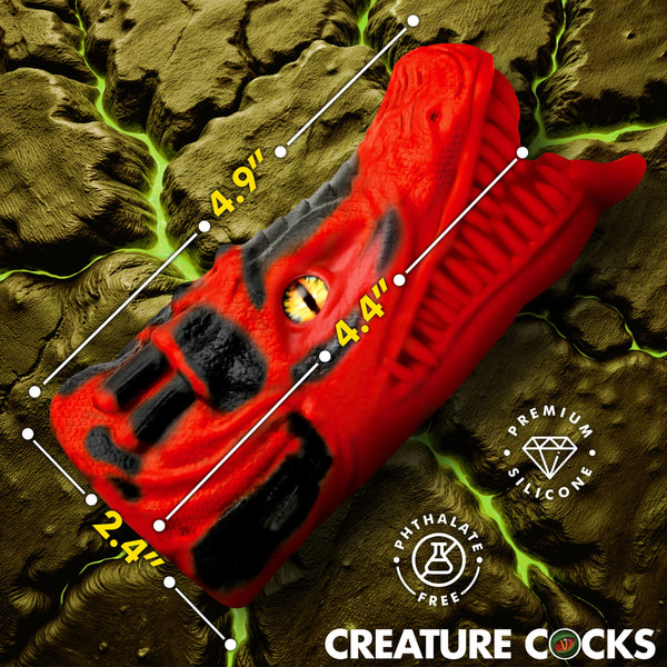 Dragon Tamer Silicone Stroker - Red