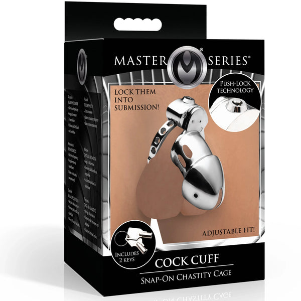 Cock Cuff Snap-on Chastity Cage