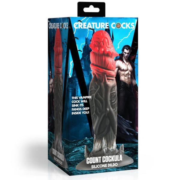 Creature Cocks Count Cockula Silicone Dildo - Extreme Toyz Singapore - https://extremetoyz.com.sg - Sex Toys and Lingerie Online Store - Bondage Gear / Vibrators / Electrosex Toys / Wireless Remote Control Vibes / Sexy Lingerie and Role Play / BDSM / Dungeon Furnitures / Dildos and Strap Ons &nbsp;/ Anal and Prostate Massagers / Anal Douche and Cleaning Aide / Delay Sprays and Gels / Lubricants and more...