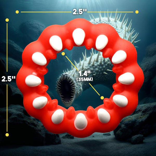 Fangs Silicone Cock Ring
