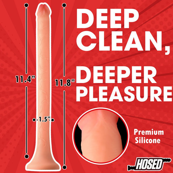 Hosed 12" Slim Silicone Enema Hose - Extreme Toyz Singapore - https://extremetoyz.com.sg - Sex Toys and Lingerie Online Store - Bondage Gear / Vibrators / Electrosex Toys / Wireless Remote Control Vibes / Sexy Lingerie and Role Play / BDSM / Dungeon Furnitures / Dildos and Strap Ons &nbsp;/ Anal and Prostate Massagers / Anal Douche and Cleaning Aide / Delay Sprays and Gels / Lubricants and more...