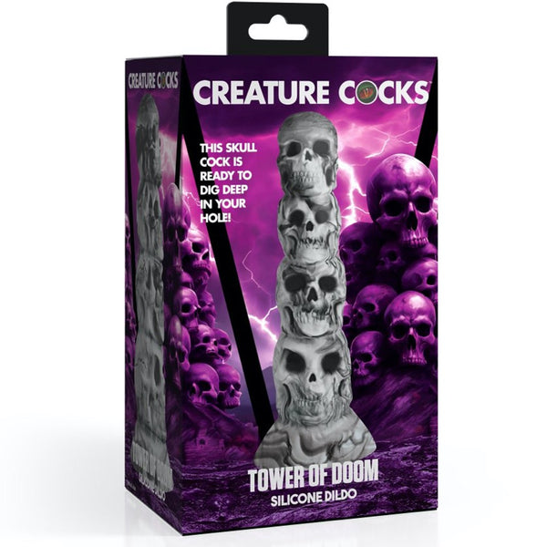 Creature Cocks Tower of Doom Silicone Dildo - Extreme Toyz Singapore - https://extremetoyz.com.sg - Sex Toys and Lingerie Online Store - Bondage Gear / Vibrators / Electrosex Toys / Wireless Remote Control Vibes / Sexy Lingerie and Role Play / BDSM / Dungeon Furnitures / Dildos and Strap Ons &nbsp;/ Anal and Prostate Massagers / Anal Douche and Cleaning Aide / Delay Sprays and Gels / Lubricants and more...