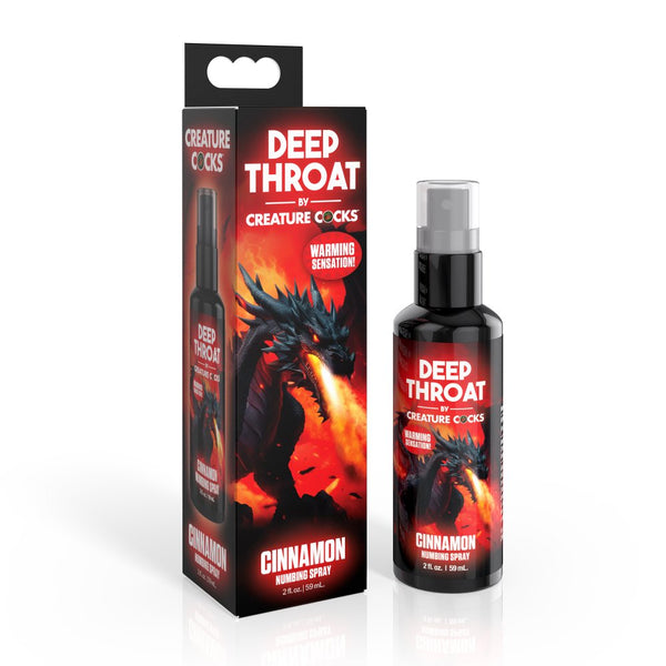 Deep Throat Cinnamon Numbing Spray - 2 oz.