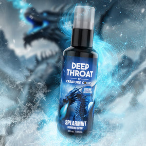 Deep Throat Spearmint Numbing Spray - 2 oz.