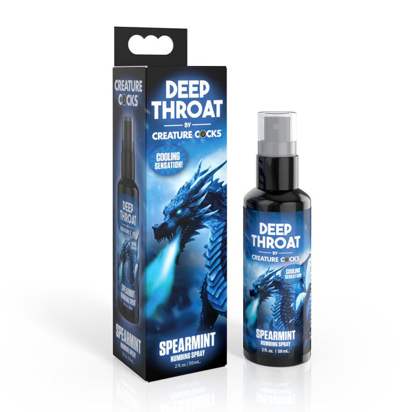 Deep Throat Spearmint Numbing Spray - 2 oz.