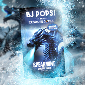 BJ Pops Warming Oral Sex Candy - Spearmint