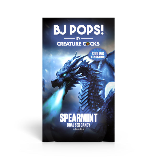 BJ Pops Warming Oral Sex Candy - Spearmint