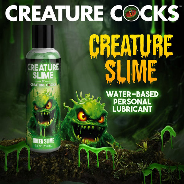 Creature Cocks Green Creature Slime Water-Based Lubricant - 4 oz. - Extreme Toyz Singapore - https://extremetoyz.com.sg - Sex Toys and Lingerie Online Store - Bondage Gear / Vibrators / Electrosex Toys / Wireless Remote Control Vibes / Sexy Lingerie and Role Play / BDSM / Dungeon Furnitures / Dildos and Strap Ons &nbsp;/ Anal and Prostate Massagers / Anal Douche and Cleaning Aide / Delay Sprays and Gels / Lubricants and more...