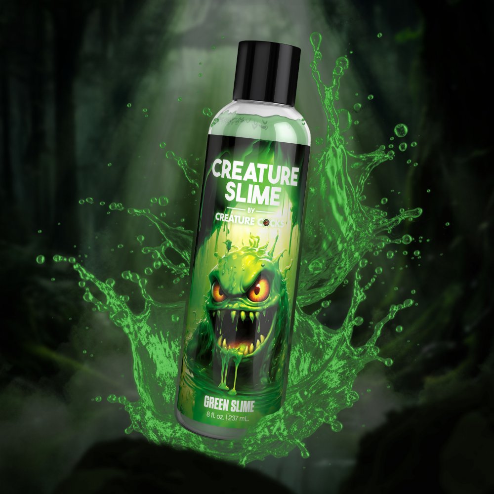 Creature Cocks Green Creature Slime Water-Based Lubricant - 8 oz. - Extreme Toyz Singapore - https://extremetoyz.com.sg - Sex Toys and Lingerie Online Store - Bondage Gear / Vibrators / Electrosex Toys / Wireless Remote Control Vibes / Sexy Lingerie and Role Play / BDSM / Dungeon Furnitures / Dildos and Strap Ons &nbsp;/ Anal and Prostate Massagers / Anal Douche and Cleaning Aide / Delay Sprays and Gels / Lubricants and more...