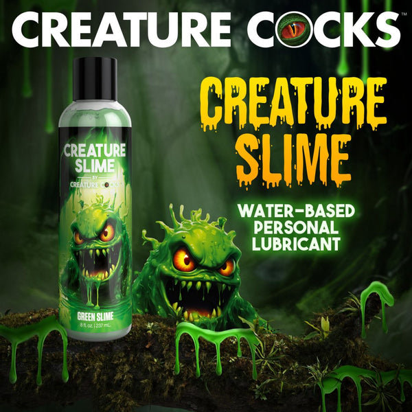 Creature Cocks Green Creature Slime Water-Based Lubricant - 8 oz. - Extreme Toyz Singapore - https://extremetoyz.com.sg - Sex Toys and Lingerie Online Store - Bondage Gear / Vibrators / Electrosex Toys / Wireless Remote Control Vibes / Sexy Lingerie and Role Play / BDSM / Dungeon Furnitures / Dildos and Strap Ons &nbsp;/ Anal and Prostate Massagers / Anal Douche and Cleaning Aide / Delay Sprays and Gels / Lubricants and more...