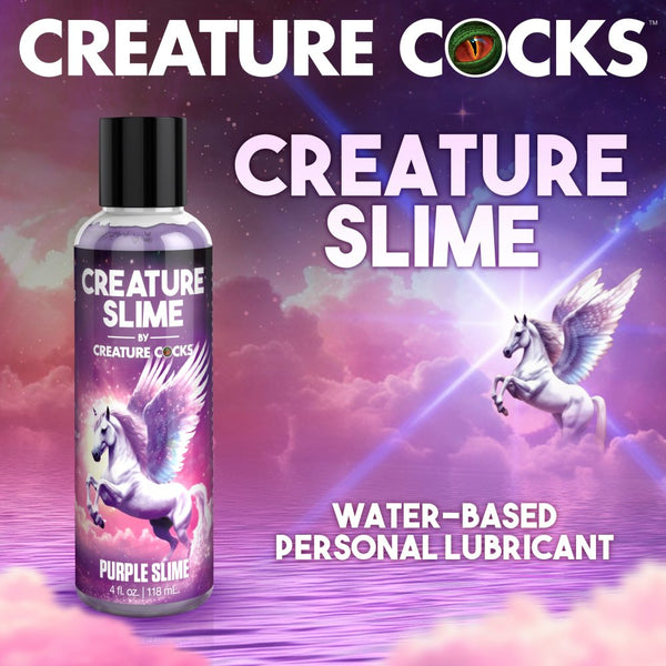 Creature Cocks Purple Creature Slime Water-Based Lubricant - 4 oz. - Extreme Toyz Singapore - https://extremetoyz.com.sg - Sex Toys and Lingerie Online Store - Bondage Gear / Vibrators / Electrosex Toys / Wireless Remote Control Vibes / Sexy Lingerie and Role Play / BDSM / Dungeon Furnitures / Dildos and Strap Ons &nbsp;/ Anal and Prostate Massagers / Anal Douche and Cleaning Aide / Delay Sprays and Gels / Lubricants and more...