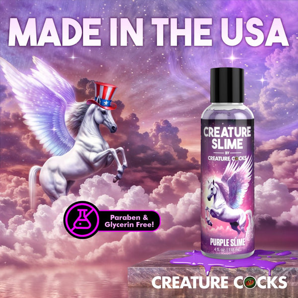 Creature Cocks Purple Creature Slime Water-Based Lubricant - 4 oz. - Extreme Toyz Singapore - https://extremetoyz.com.sg - Sex Toys and Lingerie Online Store - Bondage Gear / Vibrators / Electrosex Toys / Wireless Remote Control Vibes / Sexy Lingerie and Role Play / BDSM / Dungeon Furnitures / Dildos and Strap Ons &nbsp;/ Anal and Prostate Massagers / Anal Douche and Cleaning Aide / Delay Sprays and Gels / Lubricants and more...