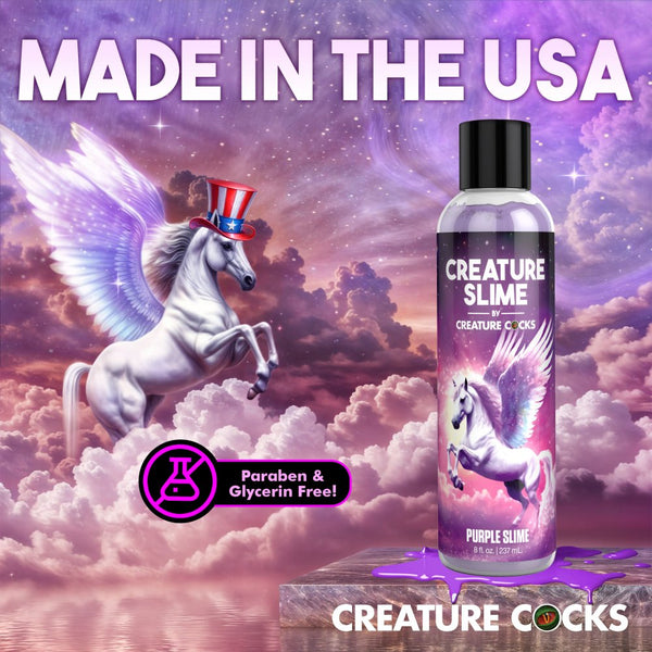 Creature Cocks Purple Creature Slime Water-Based Lubricant - 8 oz. - Extreme Toyz Singapore - https://extremetoyz.com.sg - Sex Toys and Lingerie Online Store - Bondage Gear / Vibrators / Electrosex Toys / Wireless Remote Control Vibes / Sexy Lingerie and Role Play / BDSM / Dungeon Furnitures / Dildos and Strap Ons &nbsp;/ Anal and Prostate Massagers / Anal Douche and Cleaning Aide / Delay Sprays and Gels / Lubricants and more...