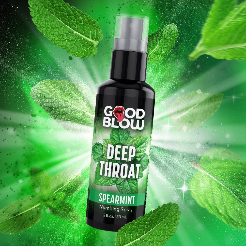 Deep Throat Spearmint Numbing Spray - 2 oz.