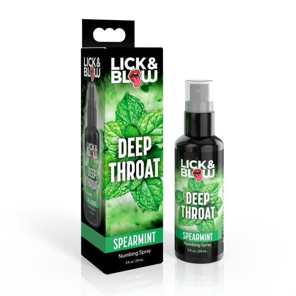 Deep Throat Spearmint Numbing Spray - 2 oz.