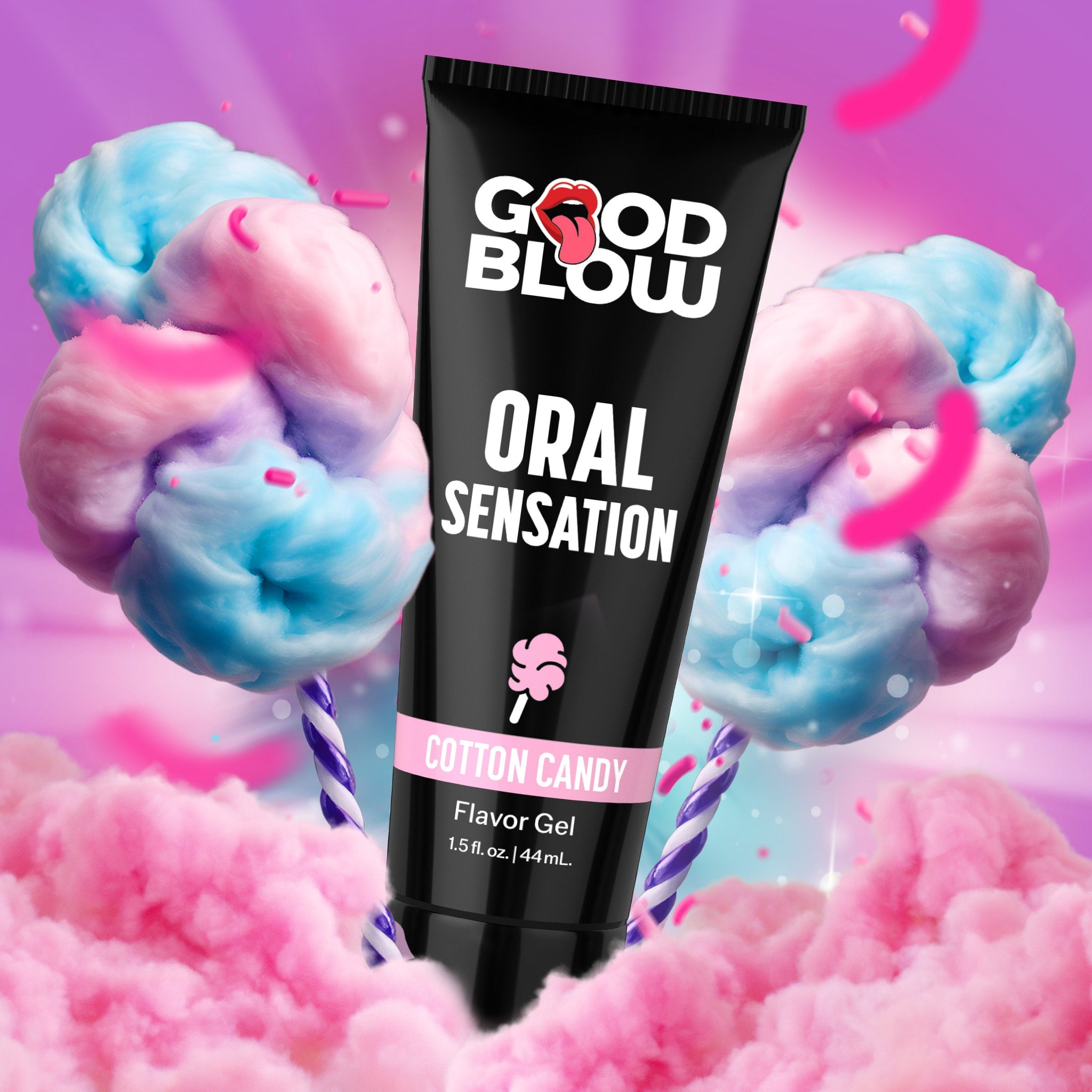 Oral Sensation Gel Cotton Candy - 1.5 oz.