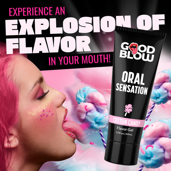 Oral Sensation Gel Cotton Candy - 1.5 oz.