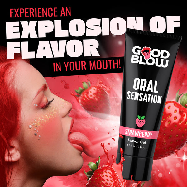 Oral Sensation Gel Strawberry - 1.5 oz.