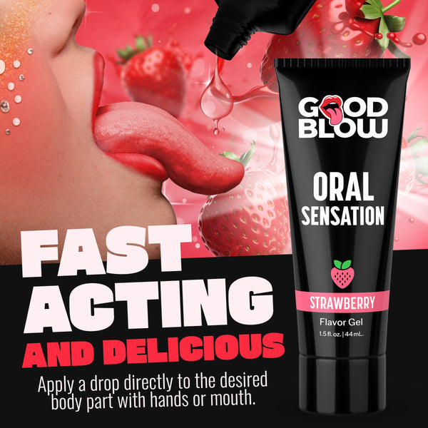 Oral Sensation Gel Strawberry - 1.5 oz.