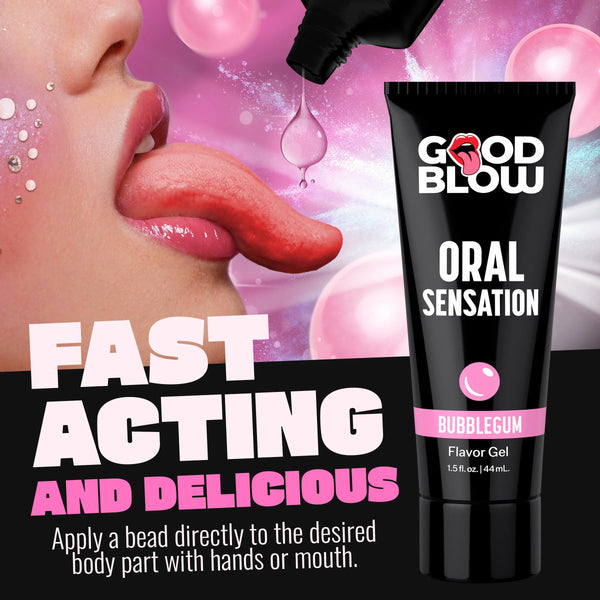 Oral Sensation Gel - Bubblegum 1.5 oz.