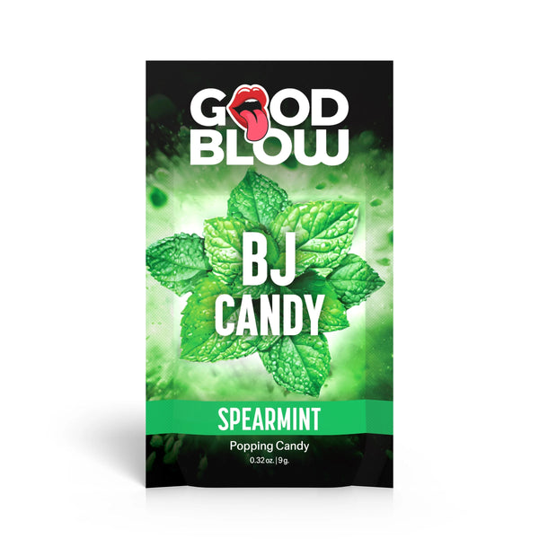 Lick & Blow Popping BJ Candy - Spearmint