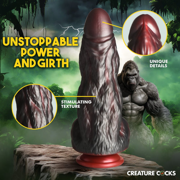 Creature Cocks King Kong Silicone Dildo - Extreme Toyz Singapore - https://extremetoyz.com.sg - Sex Toys and Lingerie Online Store - Bondage Gear / Vibrators / Electrosex Toys / Wireless Remote Control Vibes / Sexy Lingerie and Role Play / BDSM / Dungeon Furnitures / Dildos and Strap Ons &nbsp;/ Anal and Prostate Massagers / Anal Douche and Cleaning Aide / Delay Sprays and Gels / Lubricants and more...