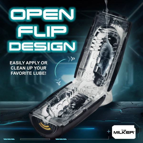 Pleasure Grip Sucking & Vibrating Rechargeable Masturbator