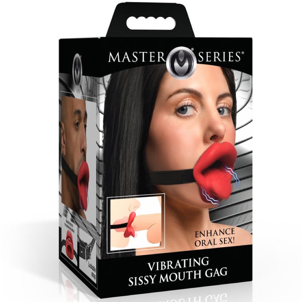 Rechargeable Vibrating Sissy Mouth Gag