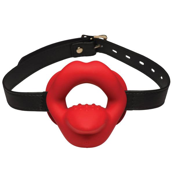 Rechargeable Vibrating Sissy Mouth Gag