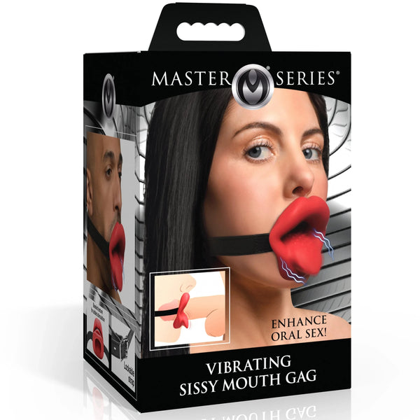 Rechargeable Vibrating Sissy Mouth Gag