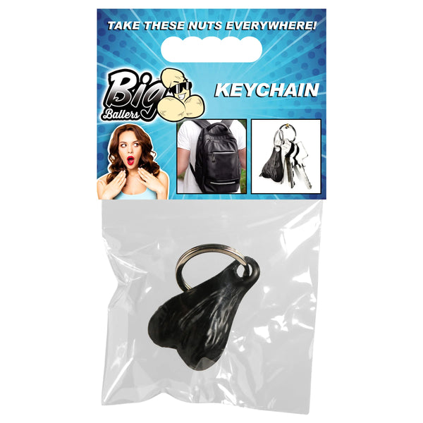 Big Nuts Keychain - Black