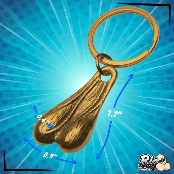 Brass Nuts Keychain