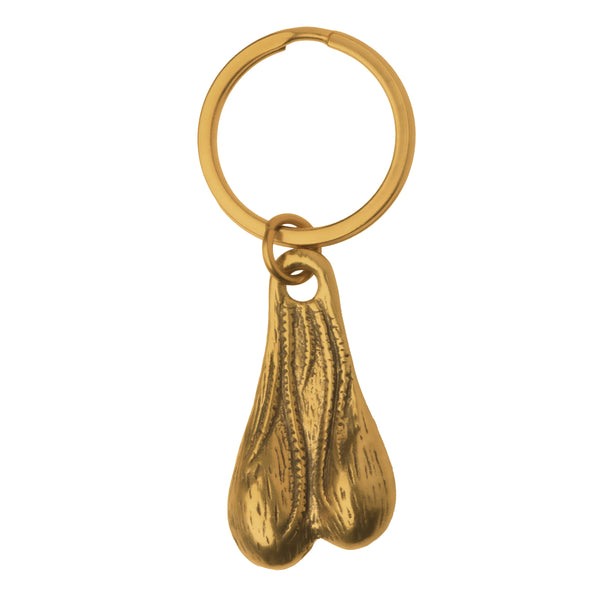 Brass Nuts Keychain