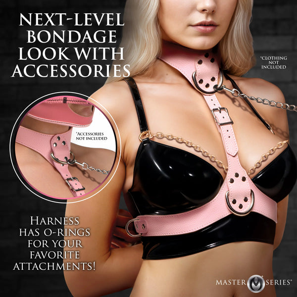 Vixen Female Chest Harness - Pink