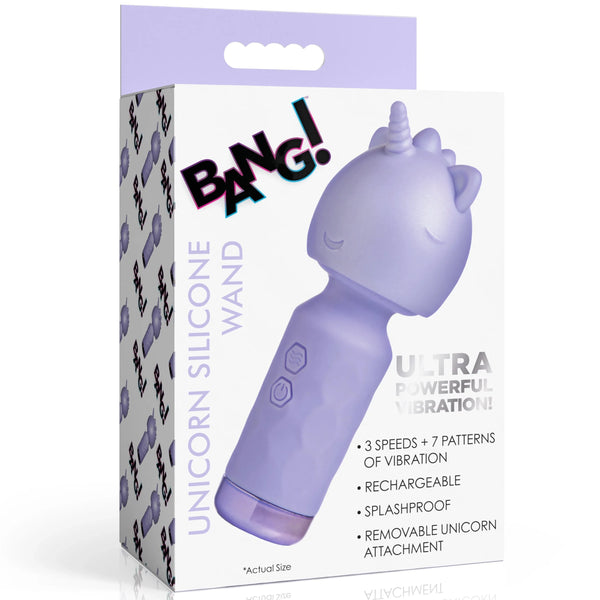 Unicorn Silicone Rechargeable Wand with Removable Sleeve